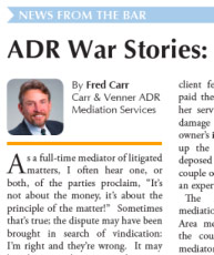 ADR War Stories